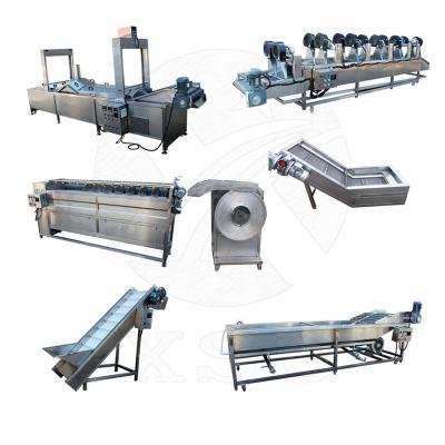 China Vegetable processing plant Hot Sale Fresh Potato Chips Making Machine Plant Equipment Price for sale