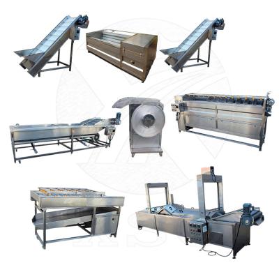 China Vegetable processing plant Industrial high efficiency 100kg/h  frozen french fries production line for sale