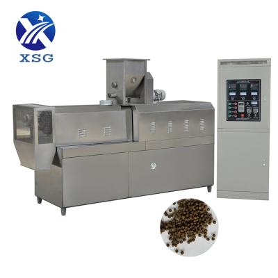 China Dog food 100kg/h pet food production line  dog food cat food extruder machinery for sale