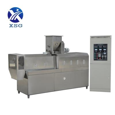 China Puffed sancks Puffed snacks seasoning flavor machine  corn puffing food making extruder equipment for sale