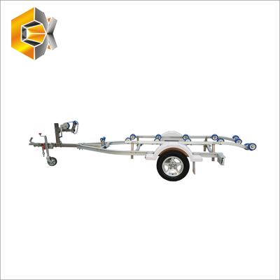 China Multi Roller Aluminum Boat Trailer Hothead Trailers 7.5 Meter 2000kg Boat Trailer for sale