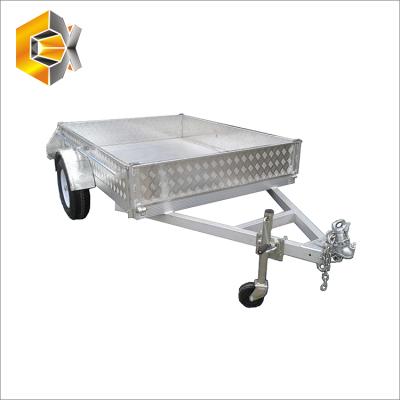 China Aluminum Truck Trailer Hothead 8 x 5 Box Trailer With Torsion Axle for sale