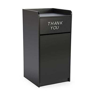 China Stocked Recycling Street Metal Park Hotel Trash Bin Outdoor Public Garbage Bin for sale