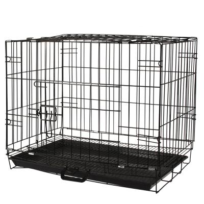 China High Quality Stocked Folding Cat Pet Cage Stainless Steel Dog Cage for sale