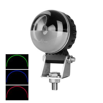 China 500LM / 400LM Round Arch Beam Forklift Safety Led Work Light 80V for sale