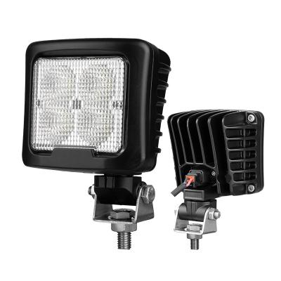 China 4000LM/3200LM 4 Inch 40W LED Work Light Swivel Mount Bracket Flood Light For Construction Mining Agricultural Truck for sale