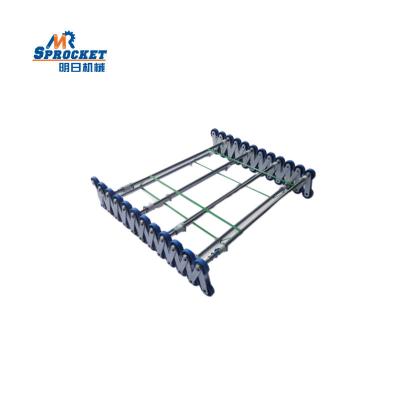 China Heavy Duty Conveyor Equipment Elevator Parts 135.46mm Pitch Roller Chain Escalator Step Chain For Supermarket for sale