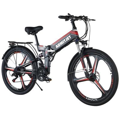 China Aluminum E-bike Elektro Fahrrad Chopper Electric Mountain Bike Frame E Fahrad 48V 350W 1000W Elektro Chopper E-bicycle High Quality for sale