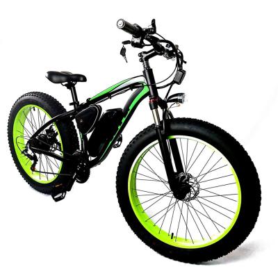 China Mountain Ebike Factory 26inch Electric Bicycle Men's Fat Tire Electric Mountain Bike for sale