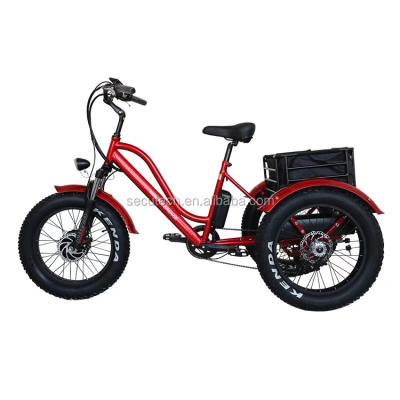 China China Triciclo Electrico De Carga Adult Electric Tire Step-Fat Trike Tricycle By 3 Wheel Electric Tricycle For Elderly for sale