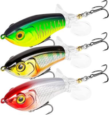 China Wholesales ABS Plastic Custom 2in/2.4in Satwater Baits Hard Carp Lure Bass Plastic Topwater Popper Fishing Lures for sale