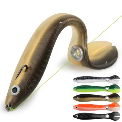 China Silicone Bait Kit Jig Wobblers Artificial Silicone Paddle Tail Slow Downhill Bouncing Soft Fishing Lures for sale