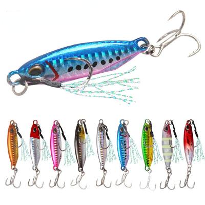 China Factory Direct 16g/32g Long Cast Metal Spoon Sinking Short Sequin Sinking Bass Trout Baits Fishing Lures Hard for sale