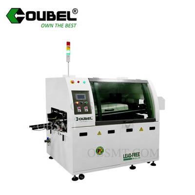 China PCB soldering automatic mini wave soldering machine used in DIP assembly line for sale