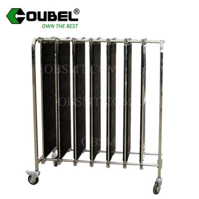 China Storage China SMT PCB Trolley ESD PCB Storage Trolley for Electronic Factory for sale