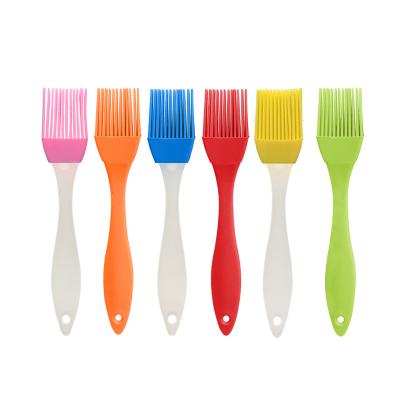 China Wholesale Sustainable Pastry BBQ Grill Brush Food Grade Silicone Oil Brush Silicone Basting Brush For BBQ Cooking for sale