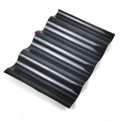 China Hotel Sun Embossed Clear Corrugated Roofing Sheets Polycarbonate Sheet for sale