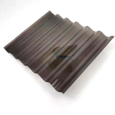 China Black and White Decorative Clear Color Back Roofing Tile Sheet Roof Tile Moisture Resistant Sale Black Pcs Metal Eco-friendly Professional for sale