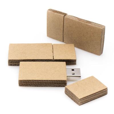 China ECO USB DriPen Flash Drive 2.0 8GB 16GB 32GB Paper Pendrive 64GB 128GB Mini Usb Paper Gift Gift Branded Gift for sale