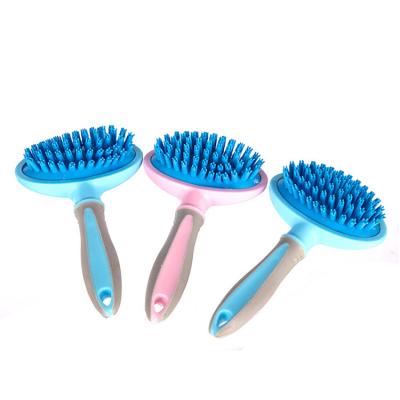 China Viable Dispenser Cosmetic Hair Removal Shampoo Massage Tool Dog Pet Bath Cleaning Brushes for sale