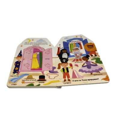 China High Quality Education Printer Custom Cardboard Books Printing Children Kids Board Book Printing Service for sale