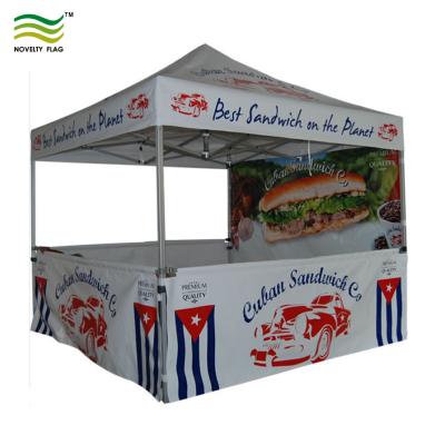 China Customized Printing Aluminum Frame Waterproof Canopy 3x3m Pop 10x10 Outdoor Event Fair Tent 3X3m for sale