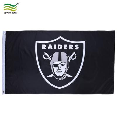 China Oakland Raiders Wholesale Flag USA Football Team Polyester 3x5ft Durable FLYING Banner for sale