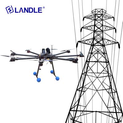 China professional drone for 680/850/1100/1300mm cable construction UAV line drone for sale