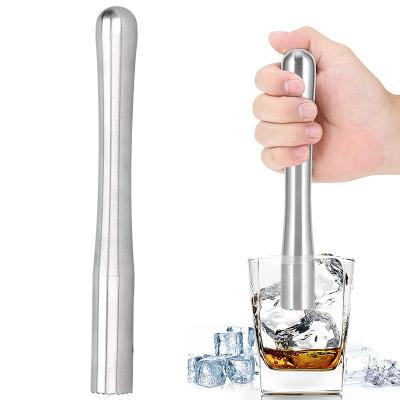 China Home Stocked Bar Tool Bartender Stainless Steel Messy Person Cocktail Brushed Bar Tools Metal Premium Messy Person for sale