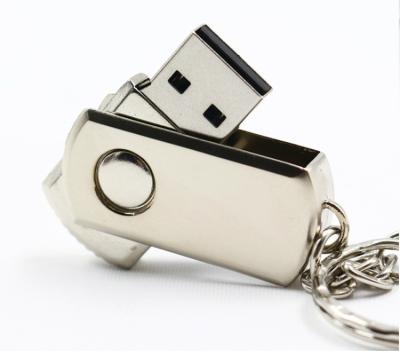 China Swivel Pen Drive 4GB 8GB 16GB 32GB Thumb Drive USB Stick Pen Drive Metal Swivel and Rotating USB Flash Drive for sale