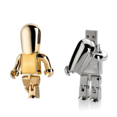 China Flash Metal USB Stick Robot Metal Drive 4GB 8GB 16GB 32GB Flash Drive USB Drive for sale