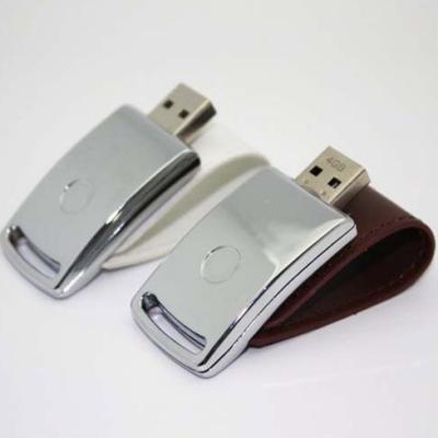 China 4GB 8GB 16GB 32GB Leather Memory Card USB Pen Drive Leather USB Flash Drive for sale