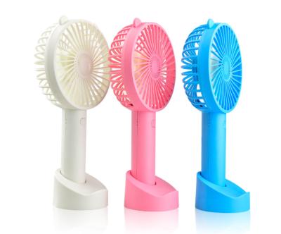 China Household Mini Colorful Portable USB Rechargeable Hot Selling Handheld Fan for sale