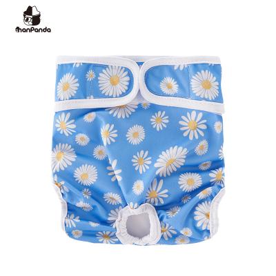 China Stocked Hanpanda Pet 3 Size Washable Reusable Female Cloth Dog Diaper for sale