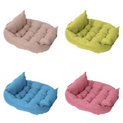 China Washable Luxury Puppy Dog Bed Small Pet Travel Doggie Beds Accessories Wholesale High Quality Bedding for sale