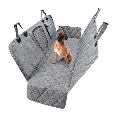 China Durable Dog Car Seat Cover Waterproof Scratch Proof for Travel and RV Pet Cushion for sale