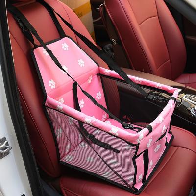 China Travel Amazon Hammock Waterproof Cars Support Front Pet Dog Carrier Cradle Cover Car Seat Basket for sale