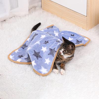 China Durable Super Soft Fluffy Premium Fleece Pet Blanket Flannel Throw For Dog Puppy Cat - Paw for sale