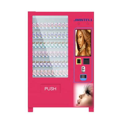 China Steel Vending Machine in Mall Touch Screen Makeup Custom Cosmetic False Lashes Hair Vending Machine for sale