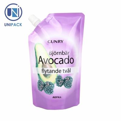 China Innovative New Products Retort Pouch Lemon Juice Spout Pouch Moisture Proof for sale