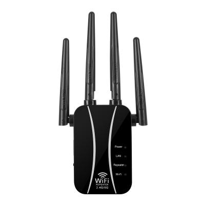 China WIFI Extender 5G wifi repeater 5g 1200Mbps Wifi Booster Antenna Duan Band 5G Signal Wireless Repeater KN-1200AC for sale