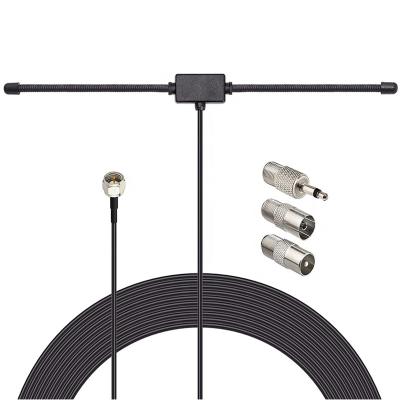 China For Car Stereo Receivers Media Units FM Radio Antenna FM Main Doublet Antenna For Stereo Receiver Pioneer Onkyo Yamaha Marantz Bose Wave Music FM System Indoor Radio for sale