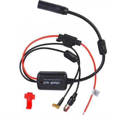 China Car Radio Antennas 12V Car Radio Antennas DAB/AM/FM FM/DAB+ Car Radio Antenna 12V Auto Digital Digital Integrated Car Radio Signal Amplifier Amplifier for sale