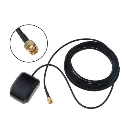 China Outdoor GPS Passive Magnetic Antenna Mount Fakra Active Car GPS Antenna 28dbi With RG174 For GPS GNSS GLONASS 46mm x 46mm x 13mm/1.81