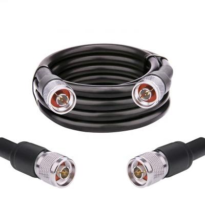 China 50Â ± 2Î © (Ohms) N Male to N Male LMR400 Jumper RF Cable Assembly FRP Antenna Extension Cable for sale