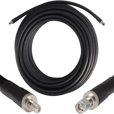 China 50Â ± 2Î © (Ohms) SMA Mother to RP-SMA Male Coaxial Connector RF Pigtail Antenna Cable LMR400 Coaxial Cable 1m 3m 5m 10m 20m SMA Cable to N Male for sale