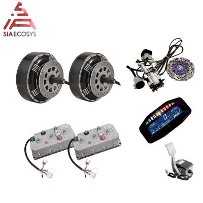 China Waterproof QS motor 273 6000W V3 electric car conversion kit UTV motor kit/electric tricycle conversion kits for sale