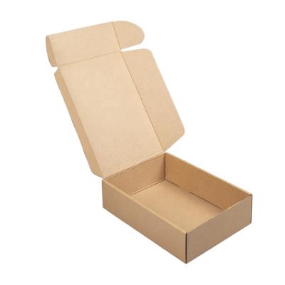 China Recyclable Green Tea Package Brown Shipping Box PCW Kraft Corrugated Paper Jasmine Tea Box Mailing Packaging for sale