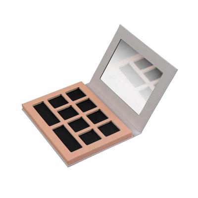 China Recyclable Custom Empty Makeup Eyeshadow Palette Cheap Foldable Beauty Cardboard Box Gift Packaging for sale