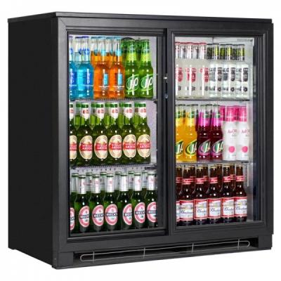 China Supermarket. Internet cafe. Upright Cooler Display Refrigerator Beer Restaurant Vertical Type Display Fridge Freezer for sale